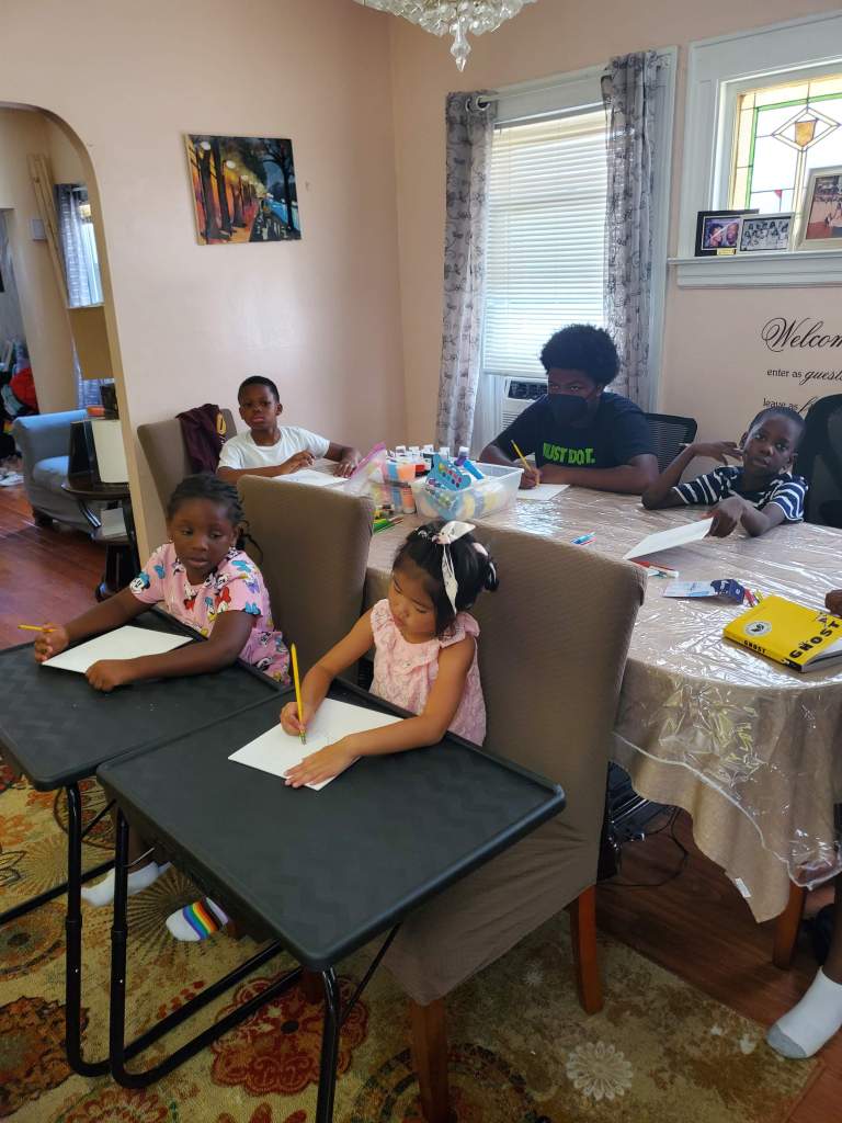 Children in a classroom setting