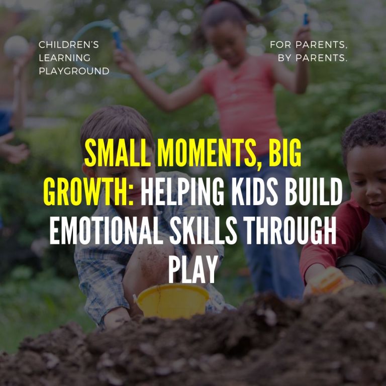 Small Moments, Big Growth: Helping Kids Build Emotional Skills Through ...